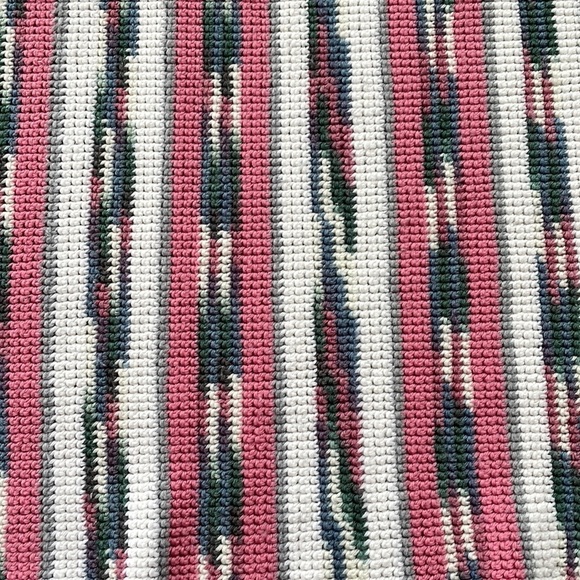 Knitted Lap Sofa Throw With Tassels Southwest Design 59” x 47” - Picture 2 of 15